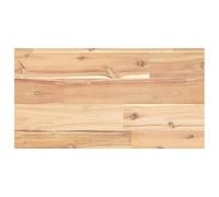 Owoxanthellate Étagère flottante 60 x 20 x 2 cm en bois d'acacia massif non traité - Étagère murale rectangulaire en bois pour un espace de rangement supplémentaire dans le salon, la cuisine et le