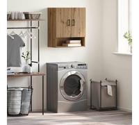 Owoxanthellate Étagère murale en chêne artisan - 60 x 31 x 70 cm - En bois - Solution de rangement murale - Design moderne - Construction robuste - Pour salle de bain, chambre à coucher, couloir et