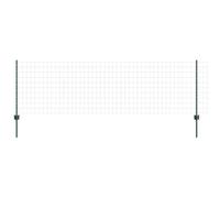 Owoxanthellate Eurozaun Kit complet avec poteaux Clôture de jardin en treillis en acier revêtu par pulvérisation pour jardin et terrasse Dimensions 2500 x 2,7 x 80 cm