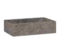 Owoxanthellate Lavabo en marbre gris 45 x 30 x 12 cm
