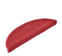 Owoxanthellate Lot de 10 tapis d'escalier, 56 x 17 x 3 cm, semi-circulaires, en 100 % polypropylène touffeté, avec ruban adhésif double face autocollant, lavable, pour escaliers modernes dans la