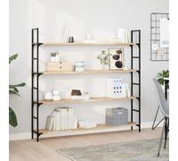 Owoxanthellate Lot de 2 étagères flottantes, 160 x 20 x 2 cm, en bois d'acacia massif non traité, design moderne, robuste et durable, pour salon, cuisine, couloir