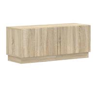 Owoxanthellate Lot de 2 meubles TV en chêne Sonoma 49 x 35 x 40 cm | Meuble bas Duo flexible pour le salon et la chambre à coucher avec beaucoup d'espace de rangement, charnière de porte