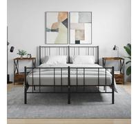 Owoxanthellate Lot de 2 tables de chevet en chêne fumé - 50 x 41 x 65 cm - Table de chevet industrielle avec cadre en fer et pieds réglables - Design moderne pour chambre à coucher, couloir, salon