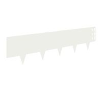 Owoxanthellate Lot de 20 bordures de pelouse - 100 x 25 cm - En métal | Bordure de parterre flexible en acier revêtu par pulvérisation pour concevoir un parterre de fleurs et un chemin de jardin en