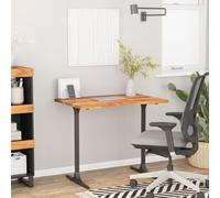 Owoxanthellate Plateau de bureau 80 x 60 x 2,5 cm en bois d'acacia massif forme ergonomique rectangulaire, robuste et durable, pour la maison, le bureau, la salle à manger, la configuration de jeux