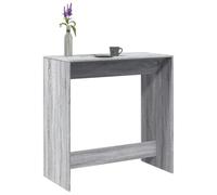 Owoxanthellate Table de bar gris Sonoma - 102 x 50 x 103,5 cm - En bois - Design moderne - Robuste et durable - Avec capacité de charge de 80 kg - Pour cuisine, salon, salle à manger, bistrot