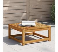 Owoxanthellate Table de jardin 63 x 63 x 30 cm en bois massif d'acacia gris olive traité à l'huile, design moderne, robuste, longue durée de vie, pour balcon, terrasse et petit salon