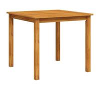 Owoxanthellate Table de jardin 85 cm en bois d'acacia massif huile naturelle durable table à manger design moderne intemporel pliable résistant aux intempéries pour jardin, balcon, terrasse