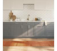 Owoxanthellate Tapis en bambou marron - 60 x 500 cm - Design naturel moderne - Robuste et durable - Pour salon, couloir et chambre à coucher