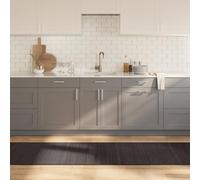 Owoxanthellate Tapis en bambou marron foncé, 70 x 500 cm, robuste et moderne, pour salon, couloir, chambre à coucher, durable, antidérapant, en matériau naturel avec design uni