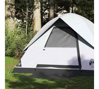 Owoxanthellate Tente de camping dôme pour 2 personnes, blanche, occultante, 215 x 150 x 127 cm, imperméable, ultra légère, pour trekking, festival et week-end