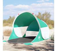 Owoxanthellate Tente de plage pop-up vert océan 205 x 125 x 90 cm - Abri de camping ultra léger en polyester 190T robuste pour les familles, le jardin, la plage et les pique-niques en plein air