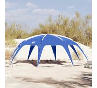 Owoxanthellate Tente de réception - Bleu azur - Imperméable - 695 x 695 x 295 cm - Polyester - Fibre de verre - Tente de jardin portable avec système d'emboîtement pour famille, jardin, piscine, fête