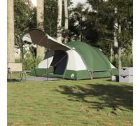 Owoxanthellate Tente familiale pour 8 personnes - Étanche - 400 x 338 x 200 cm - Vert - En polyester 185T - Avec revêtement en polyuréthane - Design moderne - Facile à transporter - Pour camping