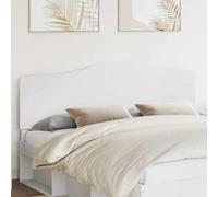 Owoxanthellate Tête de lit blanche 183 x 3 x 100 cm en matériau dérivé du bois - Tête de lit moderne avec structure robuste et dos fini - Pour cadre de lit de 180 cm et lit à sommier tapissier