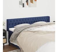 Owoxanthellate Tête de lit de 183 cm, bleue, tête de lit rembourrée réglable en hauteur, en bois de mélèze, polyester et mousse, design moderne, robuste et durable pour chambre à coucher