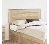 Owoxanthellate Tête de lit en chêne Sonoma - 123 x 7 x 100 cm - Design moderne avec structure durable - Pour chambre à coucher et chambre d'amis