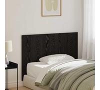 Owoxanthellate Tête de lit noire - 120 x 1,5 x 80 cm - Matériau en bois - Design moderne - Aspect chêne - Paroi arrière durable pour chambre à coucher - Sans montage - Pour lit à sommier tapissier et