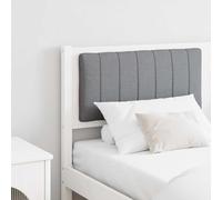 Owoxanthellate Tête de lit rembourrée, blanche, 160 cm, en pin massif, design moderne, robuste et durable, convient pour chambre à coucher, chambre d'amis et chambre d'adolescent
