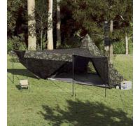 Owoxanthellate Tipi Tente familiale 486 x 486 x 280 cm étanche 8 personnes Armature en fibre de verre Ventilation Camping