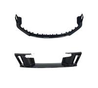 OWPBZ Kit de carrosserie de lèvre avant en fibre de carbone compatible avec Porsche 911 992 compatible avec le becquet de pare-chocs avant de style Carrera XB, accessoires de protection d'aération