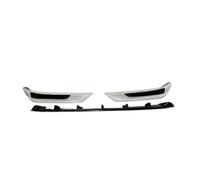 OWPBZ Pare-chocs avant compatible avec Volvo S60v60 H, ensemble de trois pièces en plastique PP, for ajouter un ensemble de lèvre inférieure(Black)