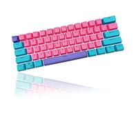 Owpkeenthy WHYSP 61 PBT Keycaps for 60 Percent Keyboard Keycaps Set Backlit for Cherry MX and Gateron Switches 60% Mechanical Keyboard（Rose）