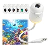 OWSEN 2026 New Hd Smart Dynamic 5d Holographic Night Light Projector - Pprojecteur ciel etoile - Plug and Play Hd Star Projector,360° Adjustable Hd Galaxy and Ocean Projectors (With 6 Films)