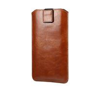 OWSIHNZBF Convient pour S20+/S20 en cuir pour téléphone portable - Étui de protection en cuir - Avec mousqueton - Convient pour Note 10 Lite/Note 10+/N9/N8/A9/A70/(Marron)