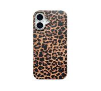 owwiktten Coque de téléphone Funda pour iPhone 16 6,1 Pouces, Motif léopard Marron guépard, rétro, Tendance, Luxueux, Mat, Mince, Protection Cool pour Filles et Femmes, Coque Funda pour iPhone 16