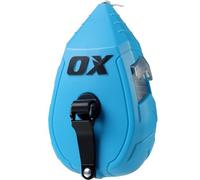 OX Contractor Bobine de craie ABS 30 m - Ligne grasse basique/rapport d'engrenage 1:1