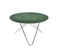 OX Denmarq Table à manger Big O Table marbre indien. structure en acier inoxydable