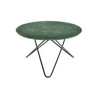 OX Denmarq Table à manger Big O Table marbre indien. structure noire