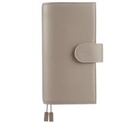 Ox Knight Étui en cuir pour semaines/semaines de Hobonichi - avec passant pour stylo, emplacements pour cartes, poche arrière et marque-pages (taupe)