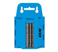 OX Tools - Lot de 100 Lames de Couteau à Usage Intensif - Acier au Carbone - Distributeur de Lames de Cutter