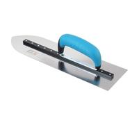 OX Tools Pro Pointed Flooring Trowel - 16"/400mm - Acier et Aluminium - Noir - Pointe - Outil de Pose de Revêtement de Sol