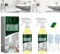 Oxalic Acid Powerful Stain Cleaner,Oxalic Acid Cleaner Spray,Powerful Stain Removal Spray for Kitchen,Bathroom,Floor,Countertop and Toilet,Multi-surface (2 Pcs)