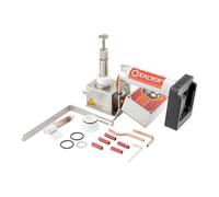 OXALIKA Pro Cordless Sprint Sublimateur d’Acide Oxalique | Adaptateur Bosch® GBA/ProCore 18 V | Dose Réglable 1-4 g | Chauffe en 60-90 s | 3 Buses Interchangeables | Batterie Non Incluse