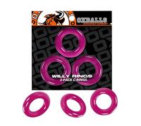 Oxballs Willy anneaux 3 Hot Pink Taille Unique