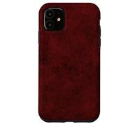 Oxblood Rouge Couleur Victorienne Gothique Moody Minimaliste Coque pour iPhone 11