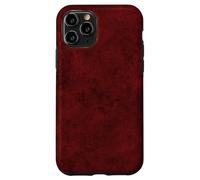 Oxblood Rouge Couleur Victorienne Gothique Moody Minimaliste Coque pour iPhone 11 Pro