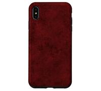 Oxblood Rouge Couleur Victorienne Gothique Moody Minimaliste Coque pour iPhone XS Max