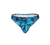 OXbnmm Beaucoup de culottes de bikini souples imprimées de papillons bleus pour hommes, culottes sexy à poche bombée, culottes extensibles pour hommes taille basse, Noir , M