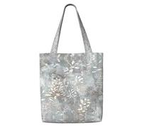 OXbnmm Blue Grace Flora Grand sac d'épicerie en toile robuste 340,2 g