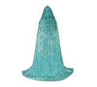 OXbnmm Cape à capuche en forme de petits carreaux de pois pour adolescent, petite costumade, sorcière, vampire, magicien, bal masqué, scène