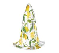 OXbnmm Cape à capuche Fresh Tropical Lemons pour adolescent, petite costumade, sorcière, vampire, magicien, bal masqué, scène