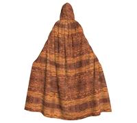 OXbnmm Cape de magicien de fond de brique industrielle pour adulte, pour festival de la Renaissance, Halloween, cosplay, cape Larp