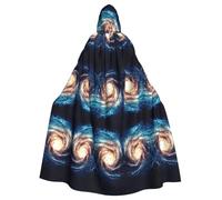 OXbnmm Cape de magicien de la Voie lactée de l'univers pour adulte, pour festival, Halloween, cosplay, cape Larp