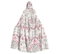 OXbnmm Cape de magicien romantique de Paris pour adulte, pour festival, Halloween, cosplay, cape Larp